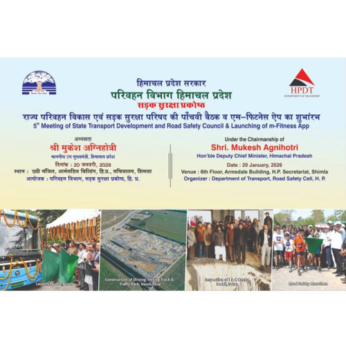 5th Meeting of H.P. State Transport Development and Road Safety Council